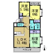 シャンブルクレールの間取り画像