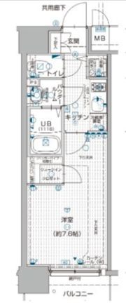 エスリード新大阪レジデンスの間取り画像