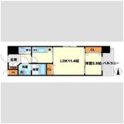 フレンシアノイエ江坂の間取り画像