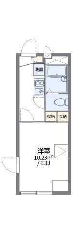 レオパレス高砂LA1の間取り画像