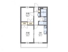 レオパレス藤里の間取り画像