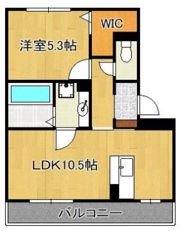 エスポワール祇園 B棟の間取り画像