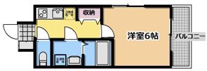 クレアート北大阪レヴァンテの間取り画像