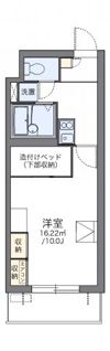 レオパレスパルコートFの間取り画像