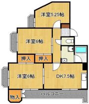 アレグリアプレイス折尾東の間取り画像