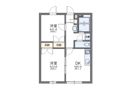 レオパレスKOBATAの間取り画像