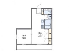 レオパレスNISHIKAWAの間取り画像