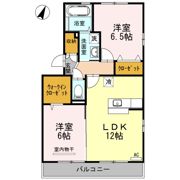 マインパレスⅡ B棟の間取り画像