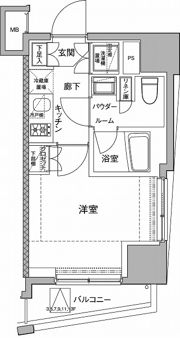 セジョリ北千住ノワールの間取り画像