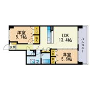 ヴィルヌーブ姪浜の間取り画像