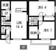 Les・Aubepines 昭和(レ・ゾービピン昭和)の間取り画像