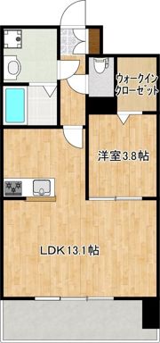 クロノス40新町IIIの間取り画像