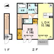 リシェス・オカザキⅥの間取り画像