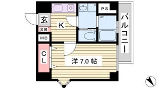 cube courtの間取り画像
