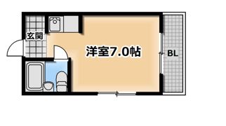 渡辺マンションの間取り画像