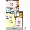 D-room椿 B棟の間取り画像