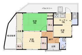中尾住宅の間取り画像