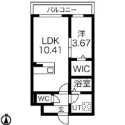 エスグランデ中崎町の間取り画像