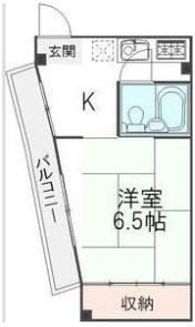 中居町コーポの間取り画像