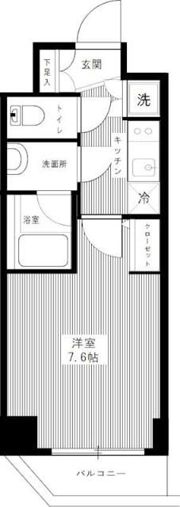 フュージョナル両国DUEの間取り画像