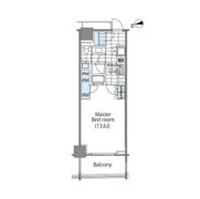 コンフォリア新宿イーストサイドタワーの間取り画像