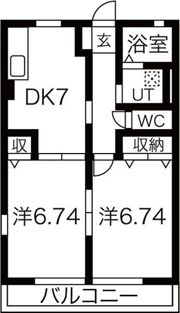 カンテハイムAの間取り画像