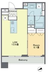ベルファース戸越スタティオの間取り画像