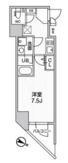 ALTERNA北品川の間取り画像