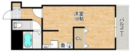 シャルム高殿の間取り画像