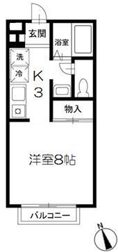 エスパシオABの間取り画像