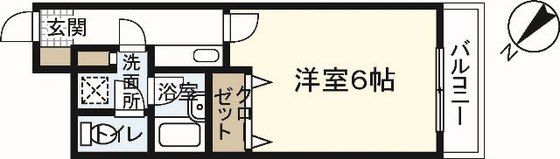 フローラル茶柱の間取り画像