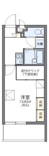 レオパレス仲西S＆Aiの間取り画像