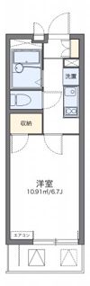 レオパレスFIORI高松の間取り画像