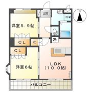 グランディール島崎の間取り画像