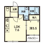 ステラ龍田の間取り画像