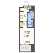 エステムプラザ大手前エヴァースの間取り画像
