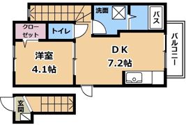 カーサアザレアの間取り画像