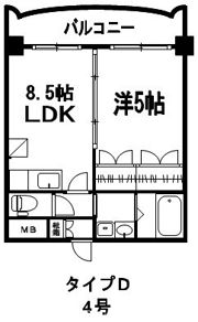 ロイヤルセンターBLD.の間取り画像