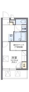 レオパレスベルローズの間取り画像
