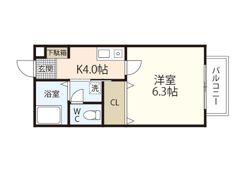 フォブール村上の間取り画像