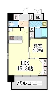 スプランディッド王子公園の間取り画像