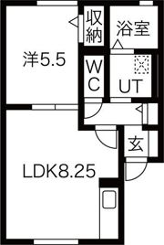 シャネルの間取り画像