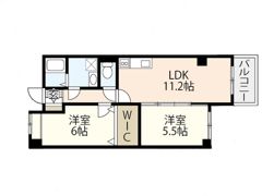 ロジェ岡山の間取り画像