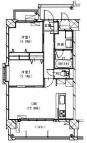 SunCrest西崎の間取り画像