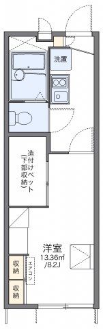 レオパレスアルモニの間取り画像