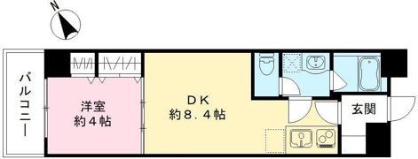 LUVIAS堺の間取り画像