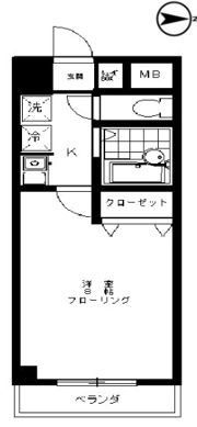 イーストパレスの間取り画像