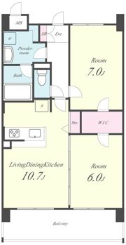 エスポアール北戸田の間取り画像