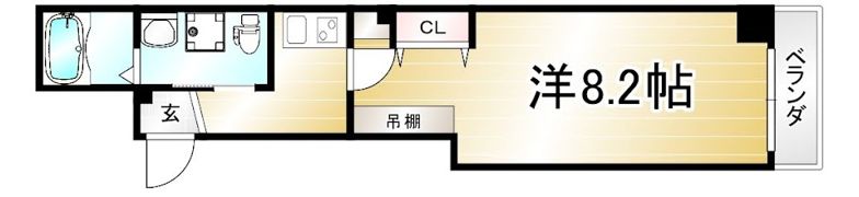 フラッティ西陣の間取り画像