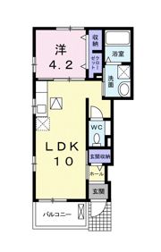 エルシオンⅠの間取り画像
